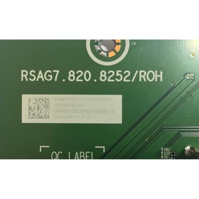 MAIN PARA TV SHARP·ROKU TV 4K·UHD·HDR / NUMERO DE PARTE 244973 / RSAG7.820.8252/ROH / 240178 / HU58A6130UWR(0010) / PANEL HD580S1U02-L1\S0\GM\ROH / DISPLAY V580DJ4-QE1 REV.C2 / MODELO LC-58Q7330U - Imagen 2